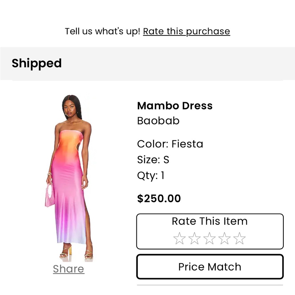 Baobab Collection Mambo Dress - Vibrant Pink and Orange